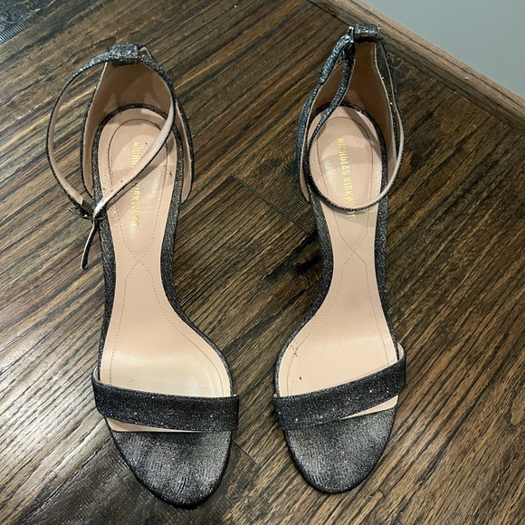 Nicholas KirkWood Sparkly Strappy Heels - Picture 1 of 4